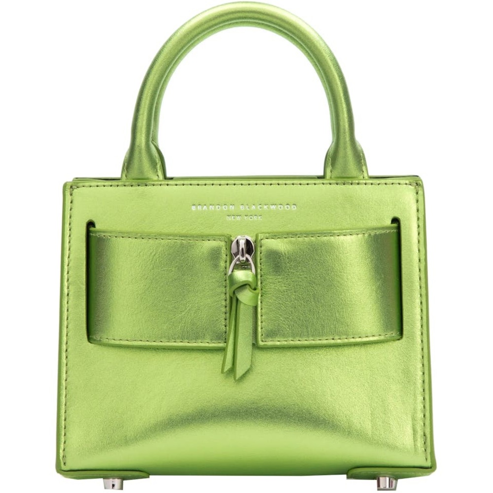 Brandon Blackwood Kuei Bag - Metallic Lime Green